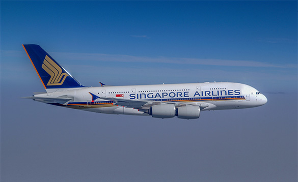 Singapore airlines plane/