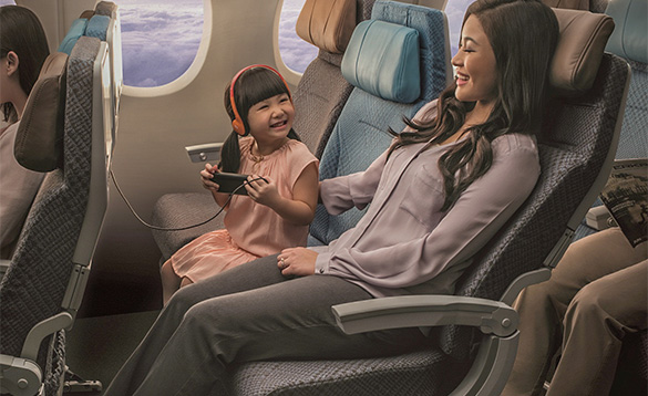 Singapore airlines plane/