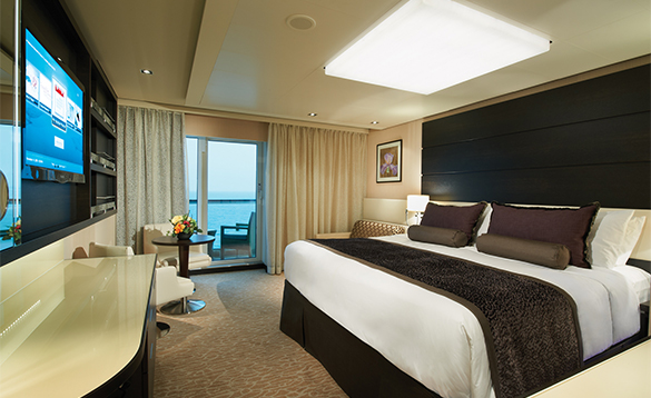 Penthouse cabin onboard an NCL cruise ship/